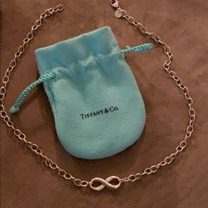 Tiffany &Co infinity chain necklace